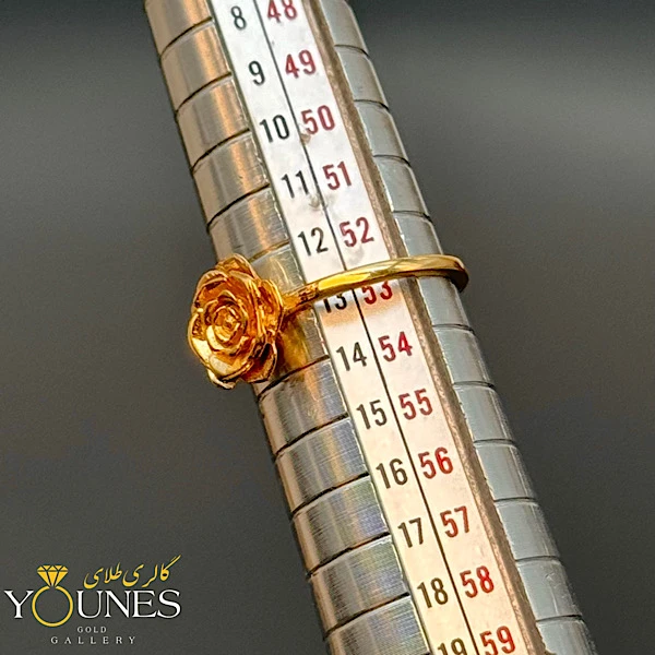 انگشتر گل رز طلا